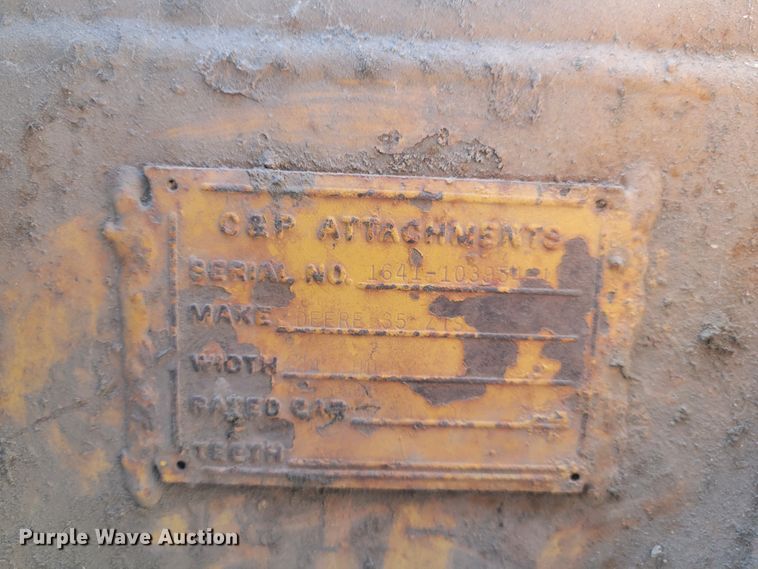 image for item KH9761 (6) backhoe buckets