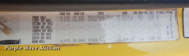 image for item MX9800 2007 Freightliner Business Class M2  dump truck