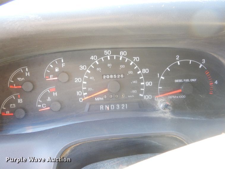 image for item MX9817 2000 Ford F650  Crew Cab flatbed truck