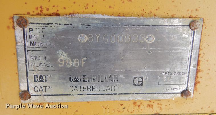 image for item MX9820 1995 Caterpillar 988F  wheel loader