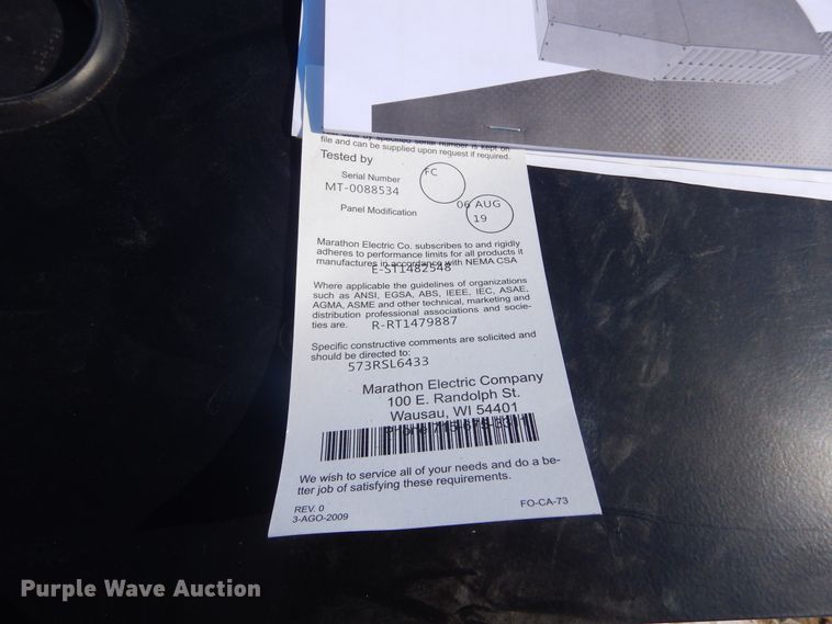 image for item MX9821 Marathon Electric Magna Max 573RSL6433  generator