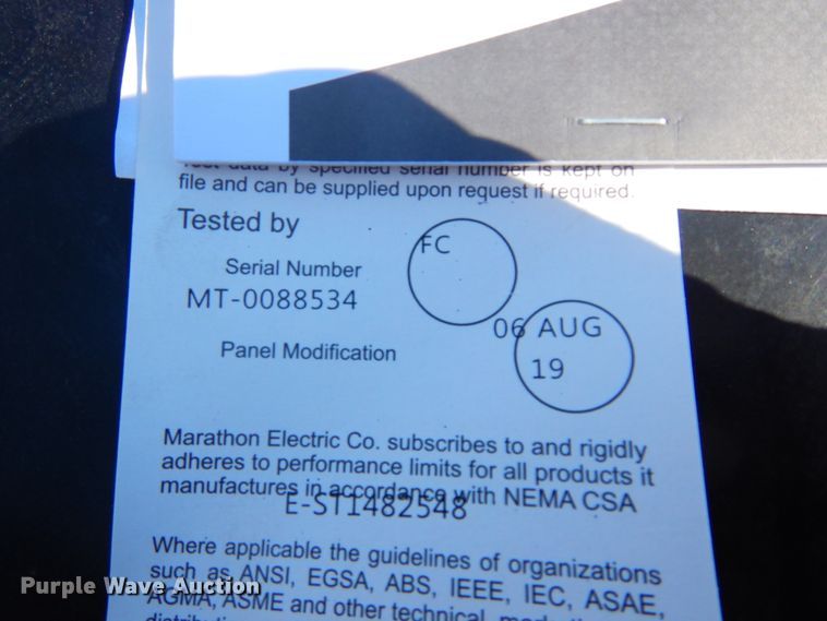 image for item MX9821 Marathon Electric Magna Max 573RSL6433  generator