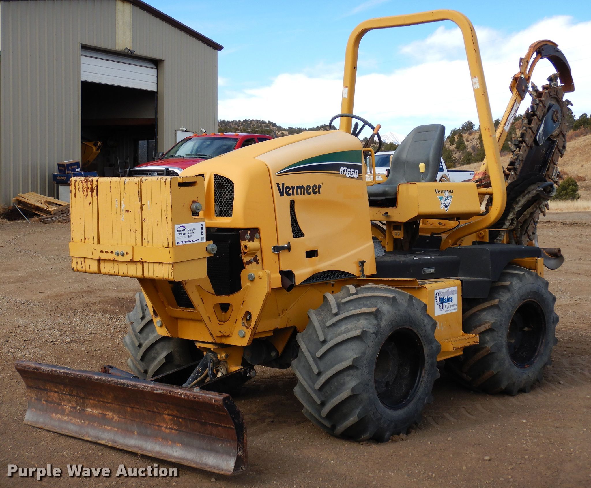 2004 Vermeer RT650 trencher in Trinidad, CO | Item DR1094 sold