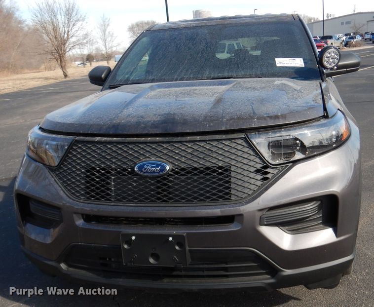 image for item DH8907 2021 Ford Explorer Police Interceptor  SUV