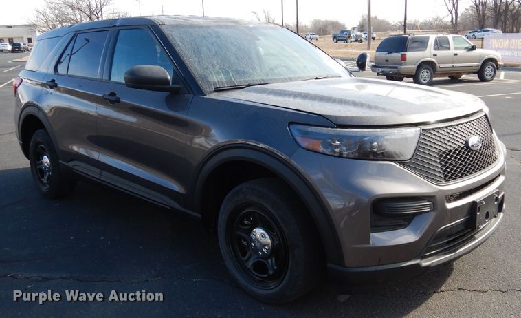 image for item DH8907 2021 Ford Explorer Police Interceptor  SUV