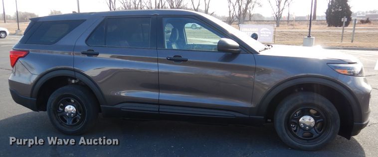 image for item DH8907 2021 Ford Explorer Police Interceptor  SUV
