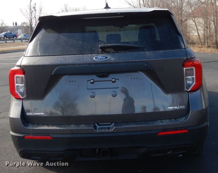 image for item DH8907 2021 Ford Explorer Police Interceptor  SUV