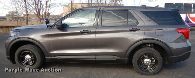 image for item DH8907 2021 Ford Explorer Police Interceptor  SUV
