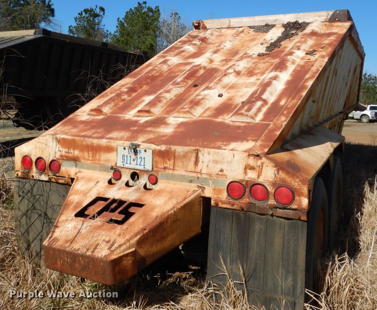 image for item DI8679 1998 CPS  bottom dump trailer