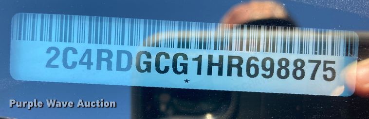 image for item DJ7585 2017 Dodge Grand Caravan  van