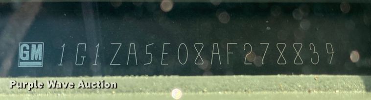 image for item DJ7587 2010 Chevrolet Malibu