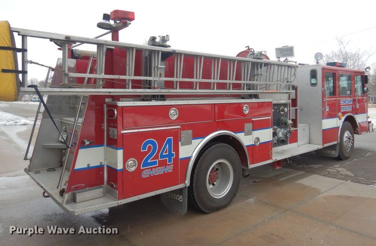 image for item DK4318 1987 Pierce  pumper fire truck