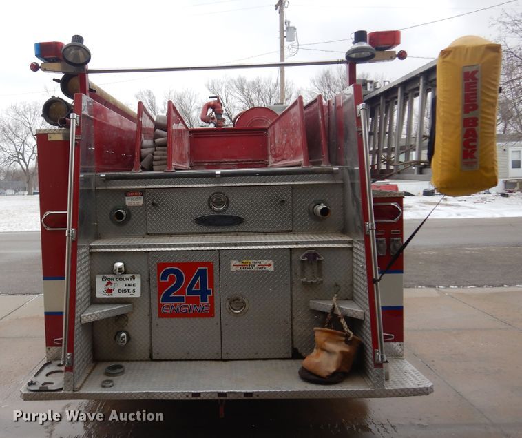 image for item DK4318 1987 Pierce  pumper fire truck