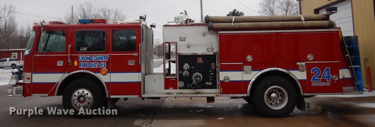 image for item DK4318 1987 Pierce  pumper fire truck