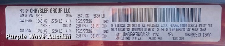 image for item DM8323 2011 Dodge Nitro