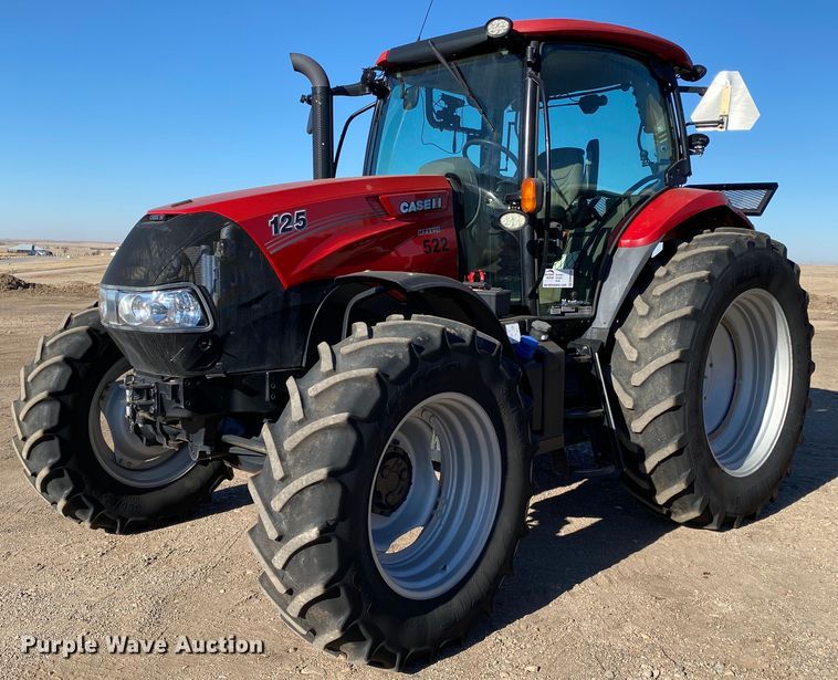 image for item DM8333 2018 Case IH Maxxum 125  MFWD tractor
