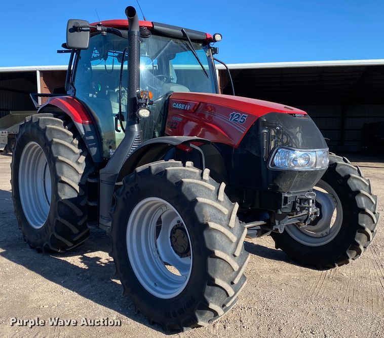 image for item DM8333 2018 Case IH Maxxum 125  MFWD tractor