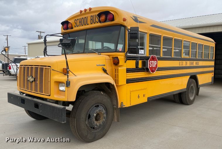 image for item DM8366 1995 Chevrolet Blue Bird  school bus