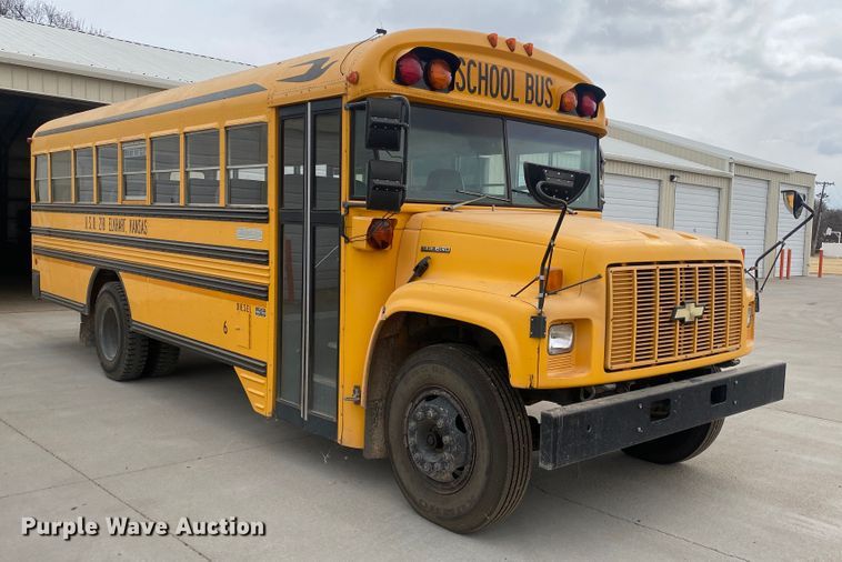 image for item DM8366 1995 Chevrolet Blue Bird  school bus