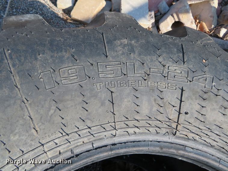 image for item DN7907 (2) Goodyear 19.5L-24 tires