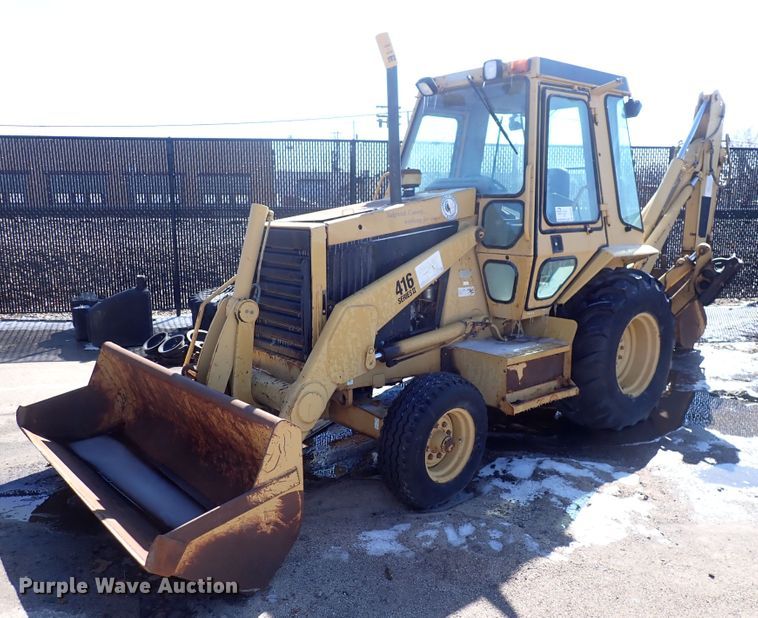 image for item DS7012 1991 Caterpillar 416  backhoe
