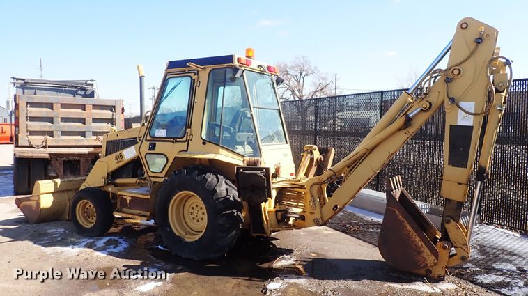 image for item DS7012 1991 Caterpillar 416  backhoe