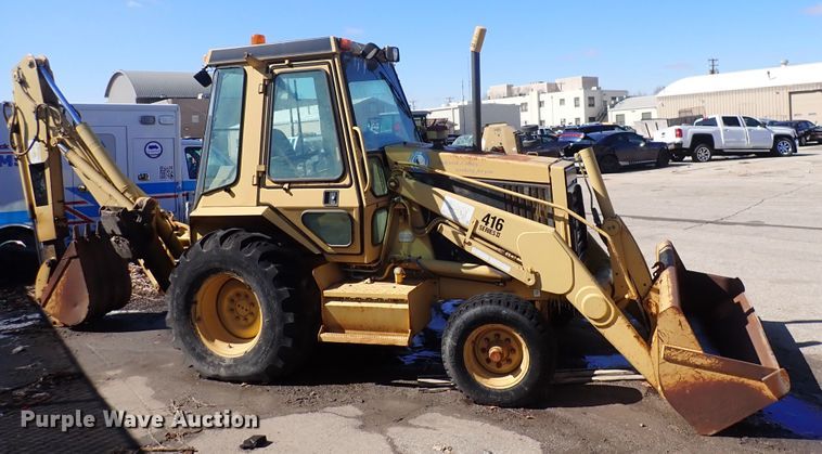 image for item DS7012 1991 Caterpillar 416  backhoe