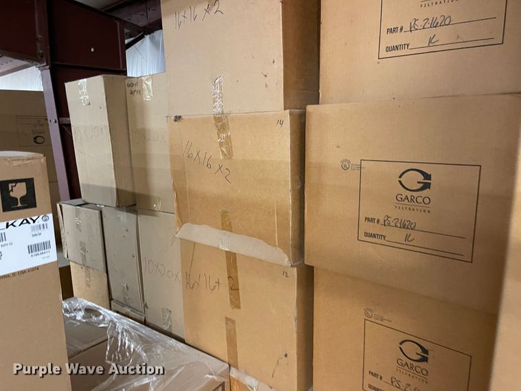 image for item FV9254 Approximately 66 boxes of furnace filters