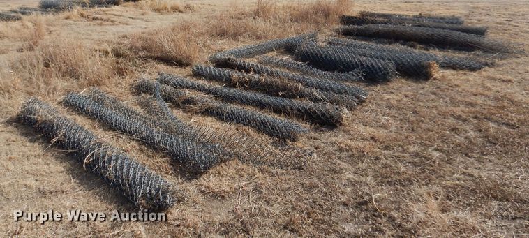 image for item IE9731 Approximately 23 rolls of chain link fence