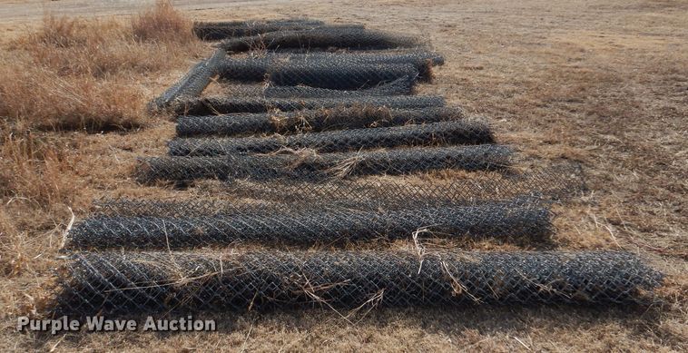 image for item IE9731 Approximately 23 rolls of chain link fence
