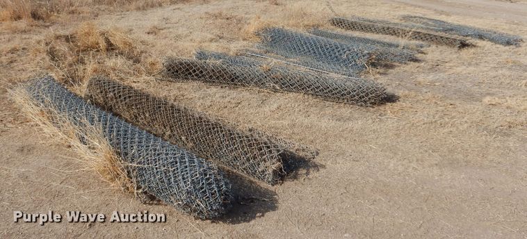 image for item IE9731 Approximately 23 rolls of chain link fence