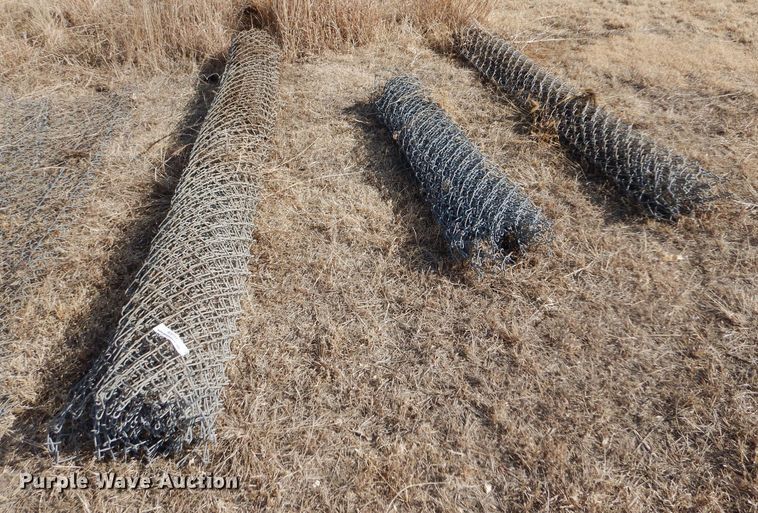 image for item IE9731 Approximately 23 rolls of chain link fence