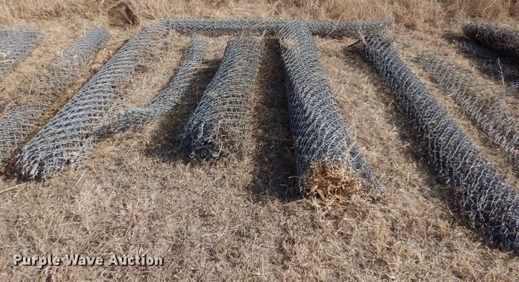 image for item IE9731 Approximately 23 rolls of chain link fence