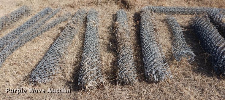 image for item IE9731 Approximately 23 rolls of chain link fence