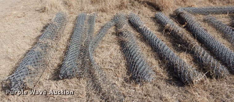 image for item IE9731 Approximately 23 rolls of chain link fence