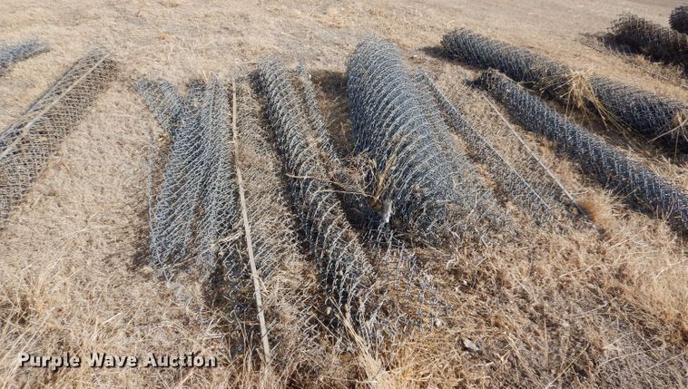 image for item IE9731 Approximately 23 rolls of chain link fence
