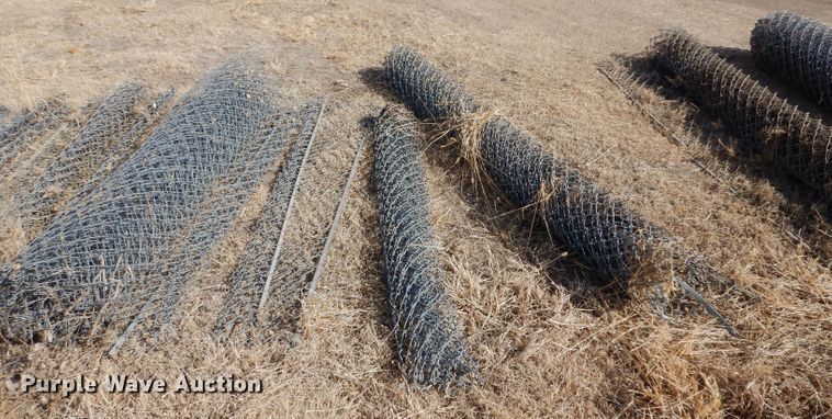 image for item IE9731 Approximately 23 rolls of chain link fence