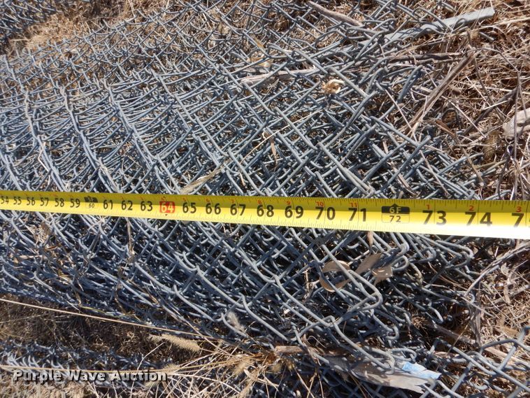 image for item IE9731 Approximately 23 rolls of chain link fence