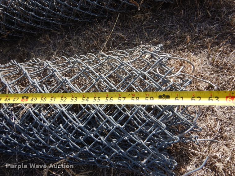 image for item IE9731 Approximately 23 rolls of chain link fence