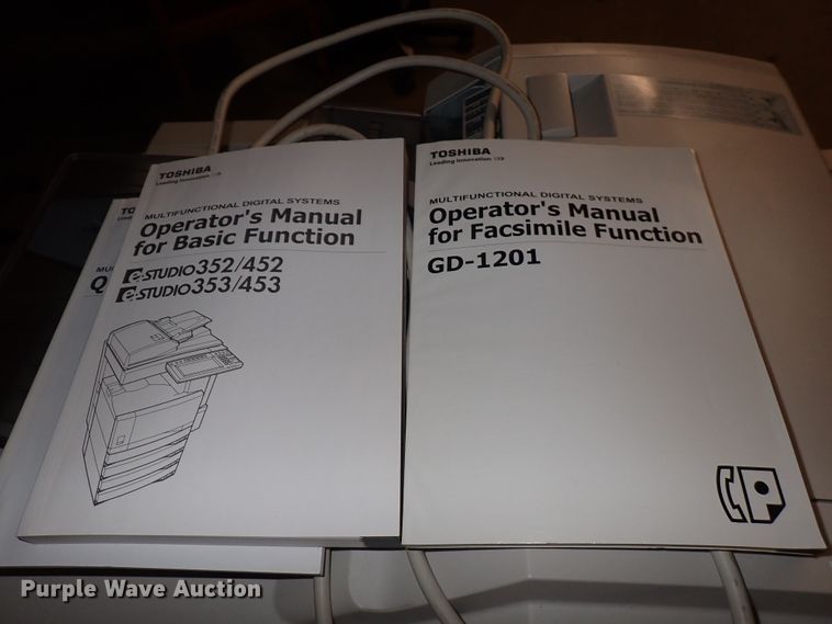 image for item IH9619 Toshiba Studio 352  copy machine