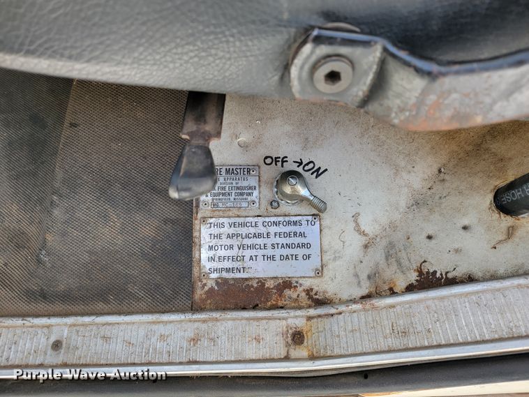 image for item JE9911 1974 Ford F600  pumper fire truck