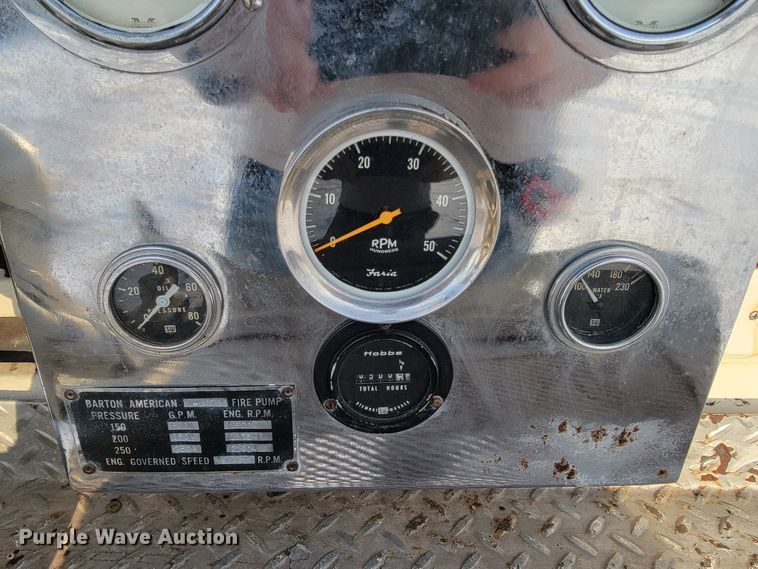 image for item JE9911 1974 Ford F600  pumper fire truck