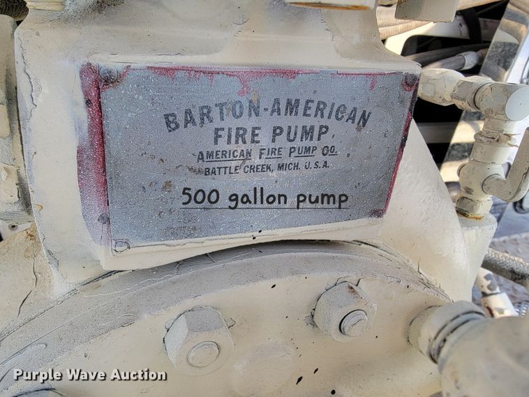 image for item JE9911 1974 Ford F600  pumper fire truck