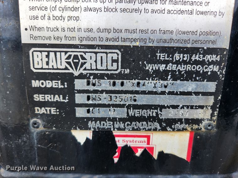 image for item JG9195 2013 International 7400  dump truck