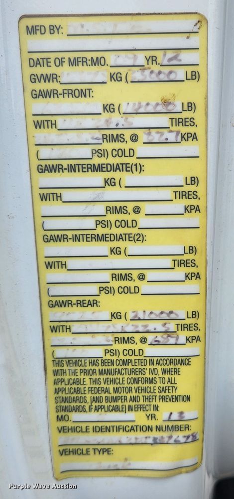 image for item JG9195 2013 International 7400  dump truck