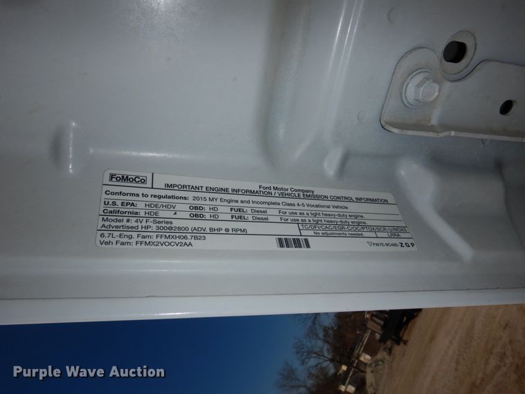 image for item JJ9341 2015 Ford F550 Super Duty  utility / service truck