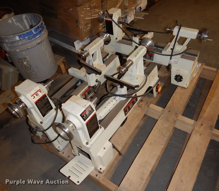 (3) Jet JML1014 wood lathes in Des Moines, IA Item JK9565 sold