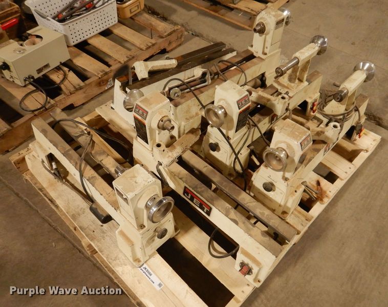 (5) Jet JML1014 wood lathes in Des Moines, IA Item JK9566 sold
