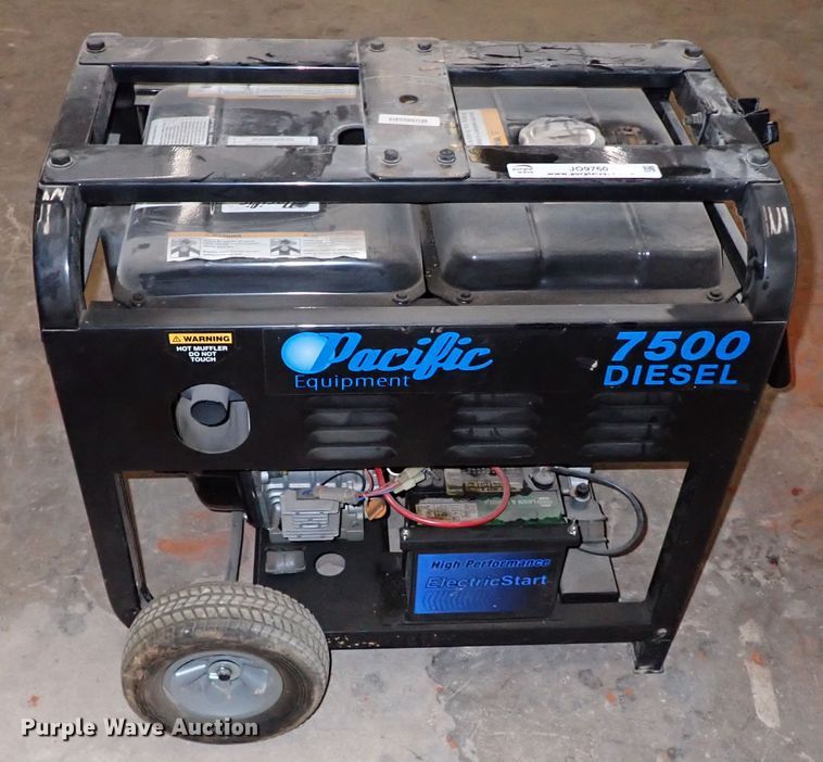 image for item JO9760 Pacific 7500D  generator