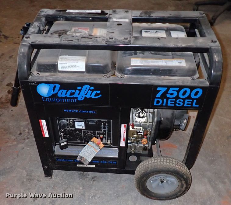 image for item JO9760 Pacific 7500D  generator